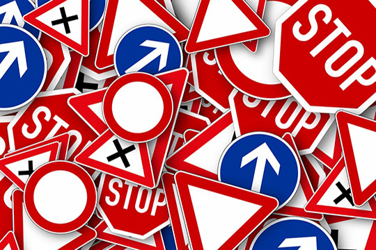 traffic road signs