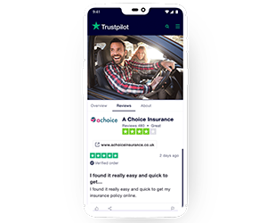 trustpilot reviews screenshot on mobile mock up