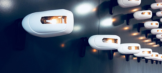 wing mirror wall lights in Premium Choice reception