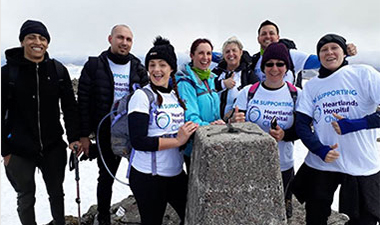 Premium Choice staff Ben Nevis summit