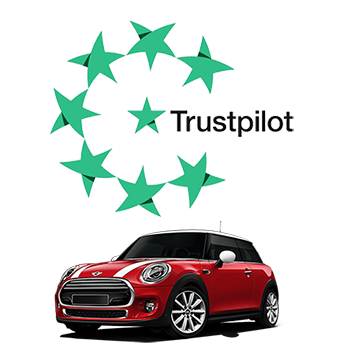 Trustpilot star icon with red mini
