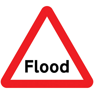 flood traffic sign